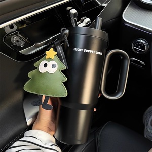 Lucky Supply Chain Insulated Water <b>Bottle</b> 24 Oz With Handle For Car Travel Pink Stainless Steel Tumbler - Product Image 3