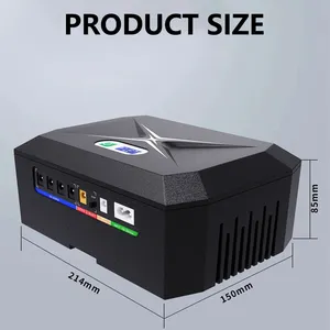 CW 60W 100W Mini UPS 10000mAh 20000mAh 30000mAh 9V 12V 19V 24V 48V Mini DC UPS POE pour routeur Wifi