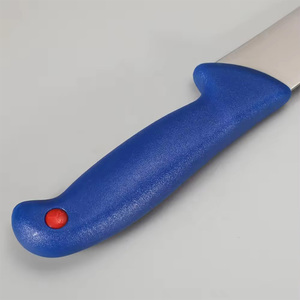 Coltello Messer <span class=keywords><strong>da</strong></span> Cucina Utility <span class=keywords><strong>da</strong></span> Macellaio per Sfilettare Pesce in Acciaio Inox Personalizzato con Manico Blu in PP - Vendita all'Ingrosso dalla Fabbrica - Product Image 6
