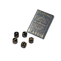 Fabrication de jeux de société, cartes à jouer imprimées sur papier de qualité supérieure avec logo personnalisé, avec boîte et dés