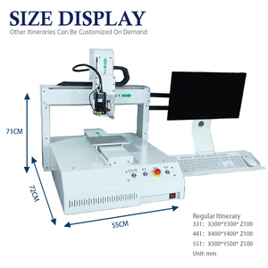 3軸ビジョンエンジン搭載ロボット式接着剤塗布機（コンピュータ制御プログラミング、カスタマイズカメラ付き） - Product Image 5