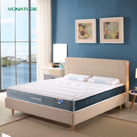 Matelas POE Vonature très vendu pour mobilier de chambre, orthopédique, rafraîchissant, respirant, doux pour la peau, taille personnalisée, logo OEM ODM