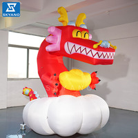 Mascotte de dragon gonflable personnalisé Ballon publicitaire gonflable pour mascotte