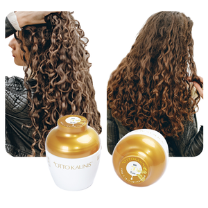 Crème de bouclage sans rinçage personnalisée en gros Crème de coiffure hydratante naturelle pour les cheveux africains bouclés - Product Image 1