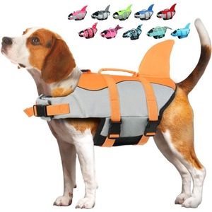 <span class=keywords><strong>Gilet</strong></span> de <span class=keywords><strong>sauvetage</strong></span> réfléchissant pour <span class=keywords><strong>chien</strong></span> avec motif animalier et poignée de <span class=keywords><strong>sauvetage</strong></span> pour l'été - Product Image 1