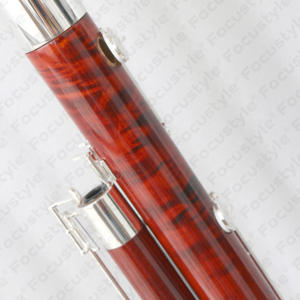 <span class=keywords><strong>Basson</strong></span> en érable avec clés argentées, tonalité Do, en promotion avec étui et accessoires OEM - Product Image 5