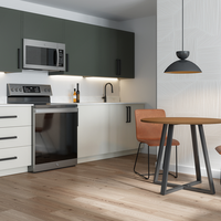 Meubles de cuisine haut de gamme pour hôtels, armoires et commodes pour projets hôteliers, table à manger