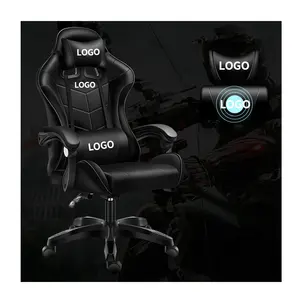 Yiblanche — chaise de gaming pivotante, fauteuil avec lumières et haut-parleurs, pour gaming et maison bureau, vente directe d'usine