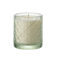 Vase à bougie en verre transparent de luxe pour la décoration intérieure, pot à bougie vide en cristal clair, vente en gros