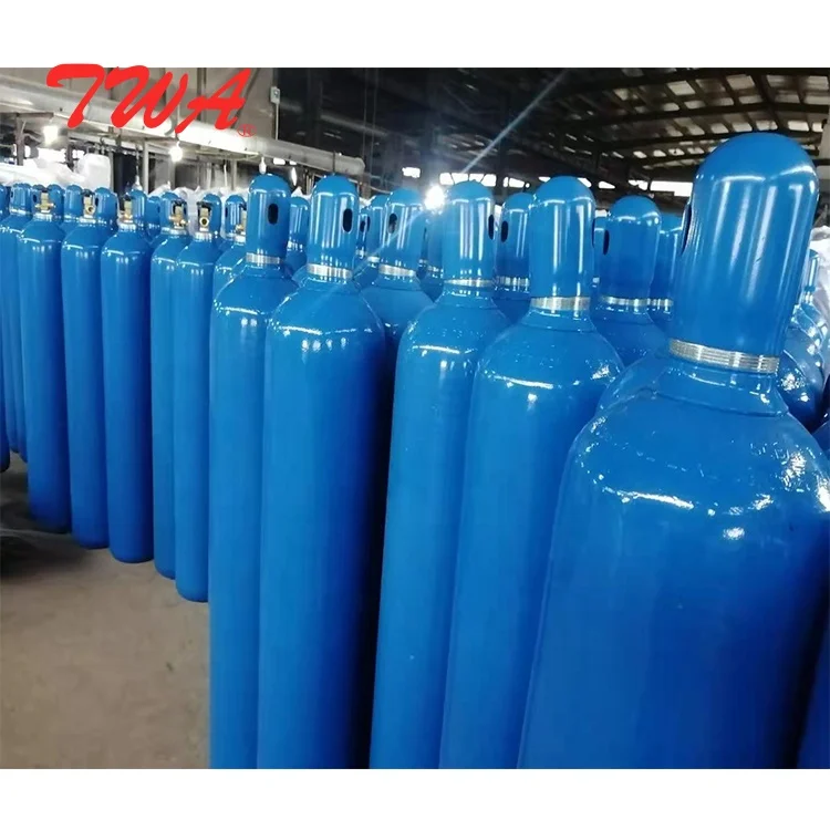 2L 5L 10L 20L 40L 47L 50L150BAR/200BAR/300BAR pressure industrial/medical seamless steel oxygen cylinder