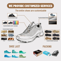 Usine OBM ODM personnalisé vente en gros chaussures de sport décontractées de course sur sentier