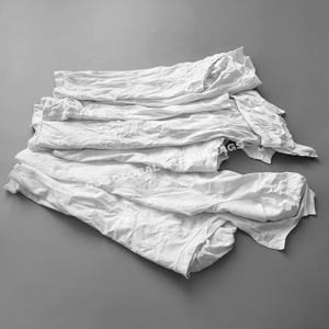 Trapos de Algodón 100% Blancos, Trapos de Tela Blanca Reciclada para Maquinaria Industrial, Trapos de Algodón Tejido Blanco - Product Image 1