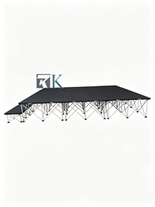 เวทีพกพาพร้อมแท่นยกอะลูมิเนียมสำหรับงานกลางแจ้ง - Product Image 1