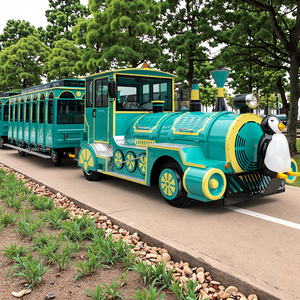 Train touristique sans rails diesel de 72 places pour <span class=keywords><strong>parcs</strong></span> d'attractions <span class=keywords><strong>et</strong></span> visites de ville - Product Image 1