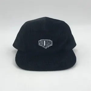 סיטונאי חמישה פאנל 100% כובע חוט קורדרוי עם לוגו רקמה מותאם אישית באיכות גבוהה מגמה חדשה כובע מכירות חמות