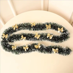 Noël anniversaire mariage scène fête ruban décorations ruban plafond tirer fleur centre commercial <span class=keywords><strong>magasin</strong></span> mise en page - Product Image 2