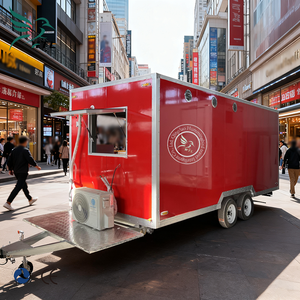 Remorque alimentaire mobile multifonctionnelle 220 V galvanisée à 3 roues pour hot-dogs, pizzas, grillades, snacks, café, avec cuisine complète - Product Image 6