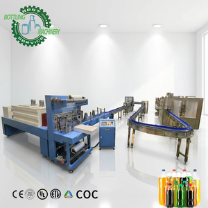 Ligne de remplissage de boissons gazeuses multi-tailles compatible DCGF24-24-8, 7000 BPH, pour bouteilles PET 0-2L, prête à l'expansion, remplisseuse automatique - Product Image 1