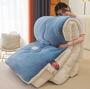 Vente <span class=keywords><strong>chaude</strong></span> Super chaud épais <span class=keywords><strong>couette</strong></span> velours lait polaire Sherpa couverture <span class=keywords><strong>couette</strong></span> pour la maison hiver utiliser - Product Image 6