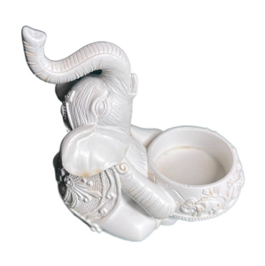 เชิงเทียนไทยขนาดเล็กแนววินเทจสำหรับตกแต่งบ้านด้วยงานฝีมือทำจากเรซิ่นสำหรับงานแต่งงาน - Product Image 2