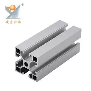 6063 anodisasi slot T profil aluminium ekstrusi profil industri aluminium 40x40