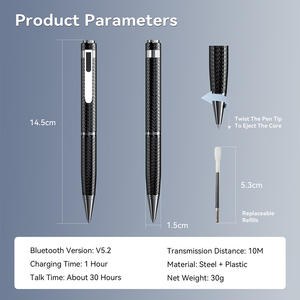Recargable para tarjeta BLE TF Compatible con AI Pen ChatGPT Stylus Pen con punta POM para transcripciones de diagnóstico de notas médicas - Product Image 2