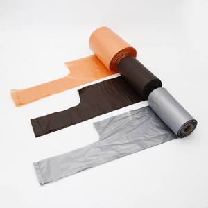 Sac poubelle de cuisine avec poignée à nouer, sac poubelle ménager de petite taille en HDPE/LDPE, anti-fuite, robuste, facile à transporter, sac à déchets jetable - Product Image 5