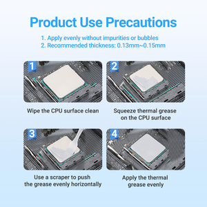 Grasa térmica OEM 2G 15,2 W/mk Pasta térmica de silicona de alto rendimiento para CPU Tarjeta gráfica GPU Cooler SSD Disipador de calor - Product Image 3