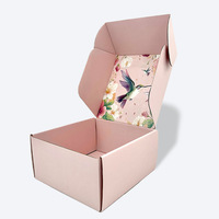 Boîte postale d'emballage pliable en carton pour biscuits et bonbons Boîtes d'expédition en carton ondulé avec logo personnalisé Boîte postale