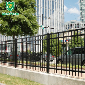 Valla Tubular Soldada Moderna para Jardín, <span class=keywords><strong>Precio</strong></span> de Fábrica, Tamaño Personalizado, Recubrimiento en Polvo, Valla de Seguridad con Diseño 3D, Fácil Instalación - Product Image 3