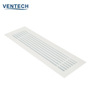 Grille de ventilation linéaire VENTECH pour plafond, grille de retour d'air linéaire avec noyau amovible