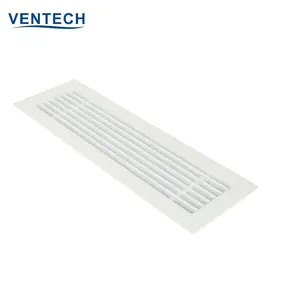 Barra lineal de ventilación HVAC, rejilla de aire, rejilla de barra lineal de aire de retorno de techo con núcleo extraíble