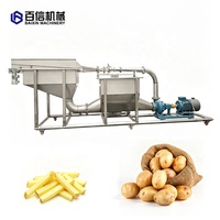 Fabrieksleverancier van hydraulische water snijmachines voor het snijden van aardappel frieten, elektrische friet snijmachine