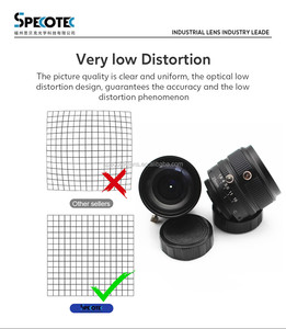 25mm Low Distortion <strong>1</strong>'' 2/<strong>3</strong>'' <strong>1</strong>/2'' <strong>1</strong>/<strong>3</strong>'' Fixed Focus C Mount Optical Industrial 8MP <strong>Lens</strong> - Product Image 5