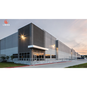 Giá rẻ công nghiệp đúc sẵn Tùy chỉnh kết cấu thép kho kim loại khung máy bay trực thăng máy bay Kết Cấu Thép máy bay hangar - Product Image 3