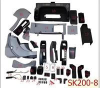 Panneaux de garniture intérieure complets pour excavatrices Doosan DX150, DX260, DX300 – Pièces de machines de construction neuves, directement de l'usine