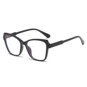 Unisex TR90 Trọng lượng nhẹ Retro Kính quang học màu xanh thời trang Kính mắt Frames cho cuộc sống hàng ngày máy tính Reading cổ điển - Product Image 5