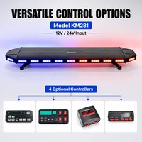 Barre lumineuse de toit de voiture Biaochi, boîtier en aluminium durable, LED haute luminosité, feux stroboscopiques d'avertissement pour camion, barre lumineuse d'urgence