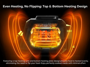 2024 nuovo arrivo elettrodomestici multifunzionali aria calda Friteuse Sans Huile Touch Screen tostapane friggitrice <span class=keywords><strong>forno</strong></span> alogeno - Product Image 5