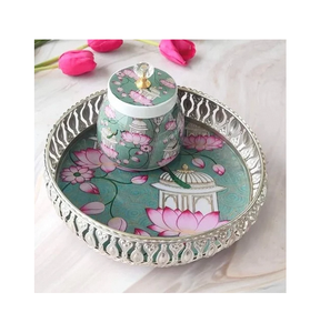 Bandeja Decorativa Portátil Multiusos para Decoración del Hogar, Exhibición de Alimentos, Velas/Accesorios - Product Image 1