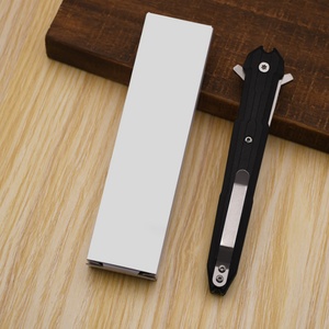 Couteau pliant tactique d'extérieur de qualité industrielle OEM personnalisable, lame en alliage de zinc, manche en plastique Rozas pour le camping et la survie - Product Image 5