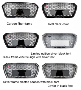 Nuova Griglia in Plastica di Alta Qualità Camaimde Nera/Grigia/Argento per <span class=keywords><strong>Audi</strong></span> <span class=keywords><strong>A4</strong></span> S4 RS4 Modello 2017-2019 - Parte per Retrofit/Aggiornamento - Product Image 3