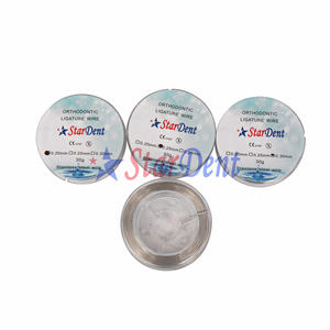Materiale ortodontico dentale filo per legatura ortodontica bobina in acciaio inossidabile fili rotondi 30G - Product Image 6