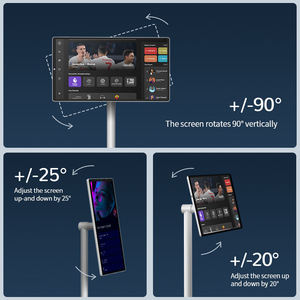 Tv portátil inteligente Cámara incorporada Android 12/13 Pantalla táctil inteligente enrollable interactiva Televisión de 27 pulgadas Tvs inteligentes - Product Image 3