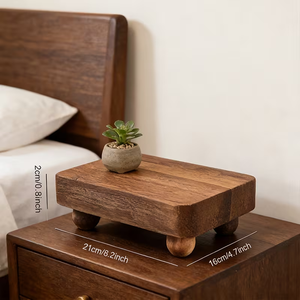Base <span class=keywords><strong>de</strong></span> madera moderna apilable para velas, aceites esenciales y recuerdos para cocina/baño. Base <span class=keywords><strong>de</strong></span> exhibición <span class=keywords><strong>de</strong></span> madera. - Product Image 1