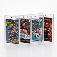 Porte-cartes magnétique One Touch 35pt pour étui rigide en plastique transparent 3 pouces pour cartes de crédit, cartes TCG, cartes sportives