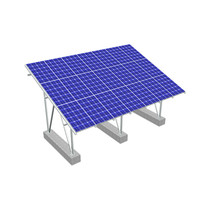 Système de montage solaire, support PV en aluminium et acier, panneau solaire, toit plat, sol, balcon, ferme, système de montage