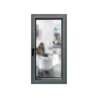 Sistema de Ventanas Horizontales Plegables de Aleación de Aluminio Minimalista Moderno con Malla de Acero Inoxidable para Uso Exterior