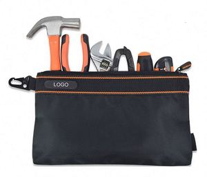 Free Sample Custom Logo <b>Heavy</b>-<b>Duty</b> 4 Packs Small <b>Tools</b> Pouch Electrician Zipper <b>Tool</b> Pouch <b>Bag</b> for <b>Tools</b> - Product Image 1