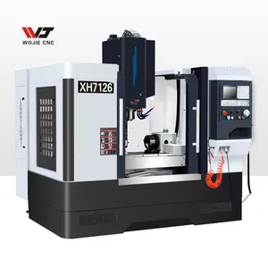 WOJIE fresadora cnc pequena vertical XH7126 centro de usinagem vmc de 4 eixos para venda